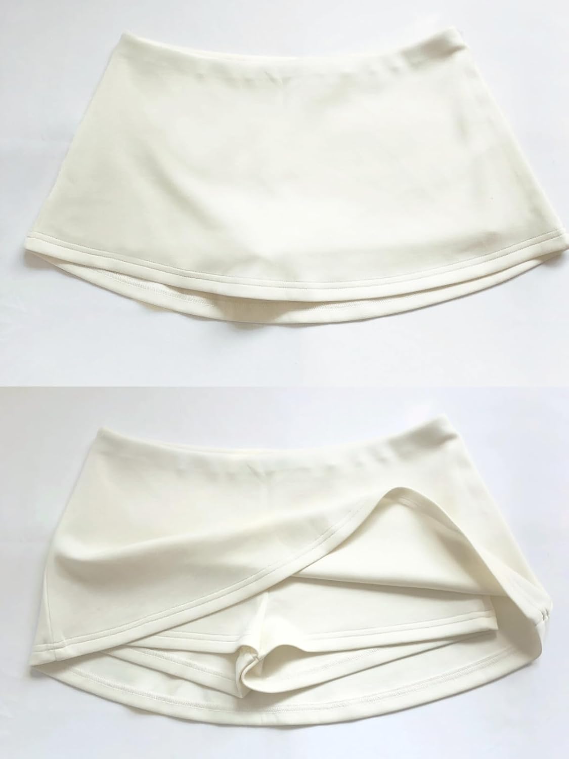 From Harper - Low Waist Mini Skirt with Built-in Shorts